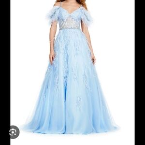 Light Blue Women's Skirt